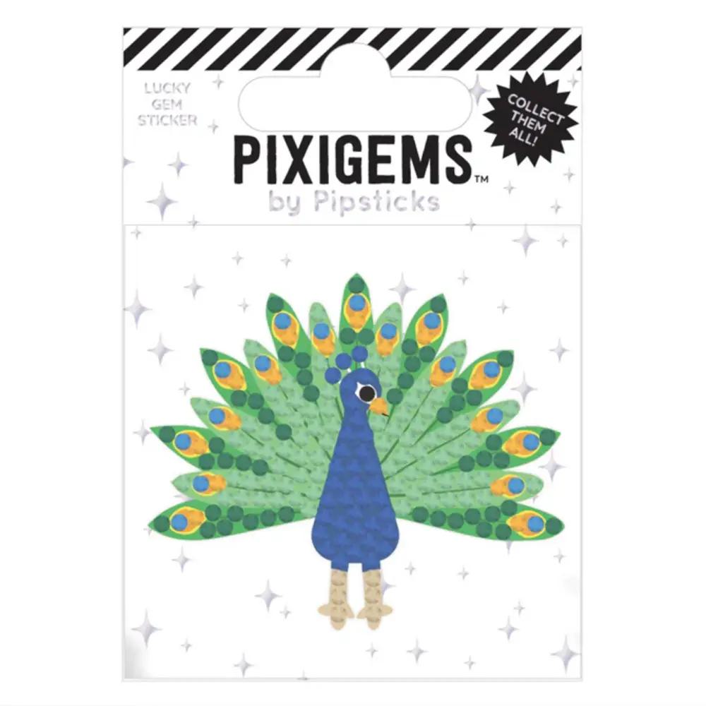 Pipsticks, Stickers, Art & School, Pixigem, Pinky the Peacock, 873155